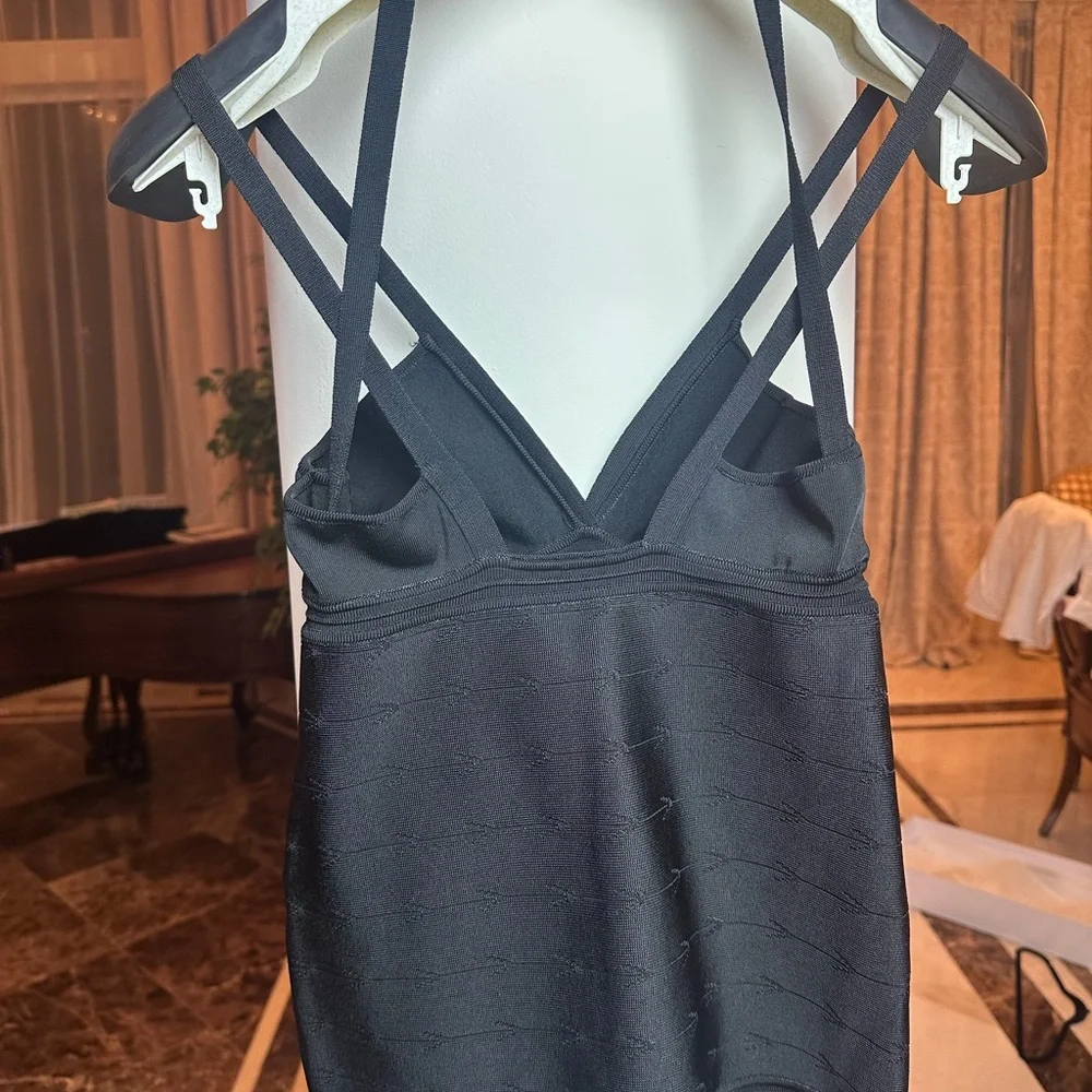 Versace Strappy Bandage Top | Black | Bodycon | Size S - Picture 2 of 9